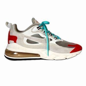 Nike Air Max 270 React Light Beige Chalk Unisex Athletic Shoe Men 8.5/Women 10
